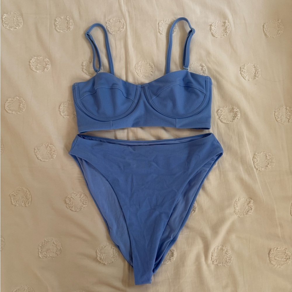 Blue Oneone Bikini Set